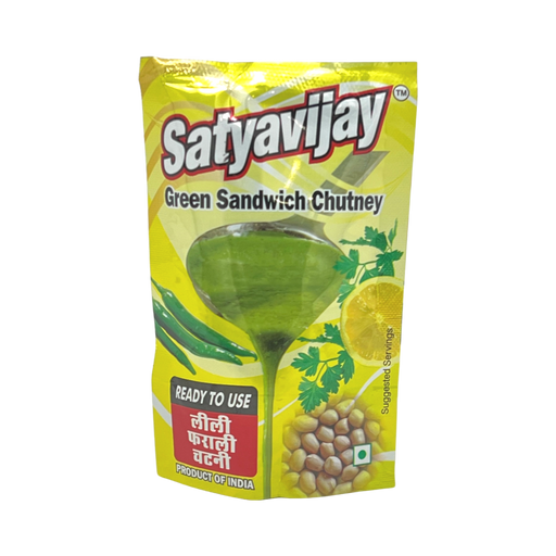 Satyavijay Green Sandwich Chutney 100gm - Chutney - pakistani grocery store in toronto
