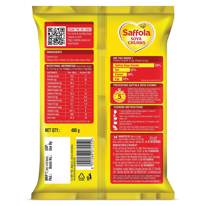 Saffola Soya Chunks 400g