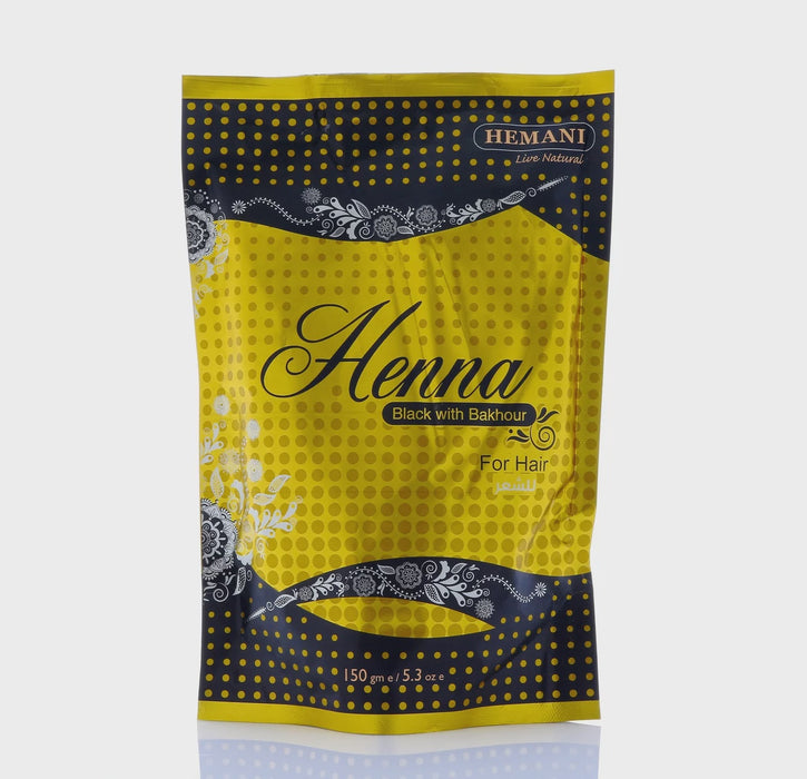 Hemani Henna Black With Bakhour 150g