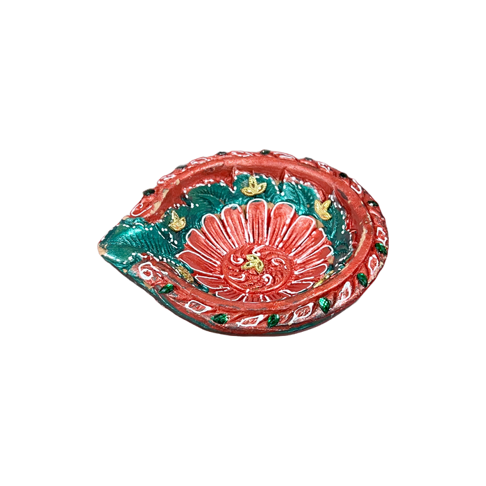 Divine Colourful Akkhand Diya