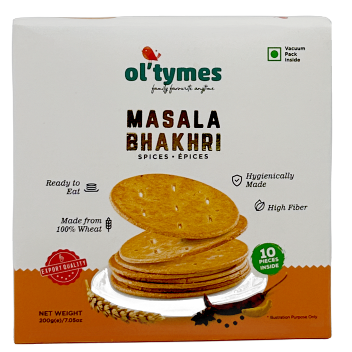 Ol'tymes Masala Bhakhri 200g