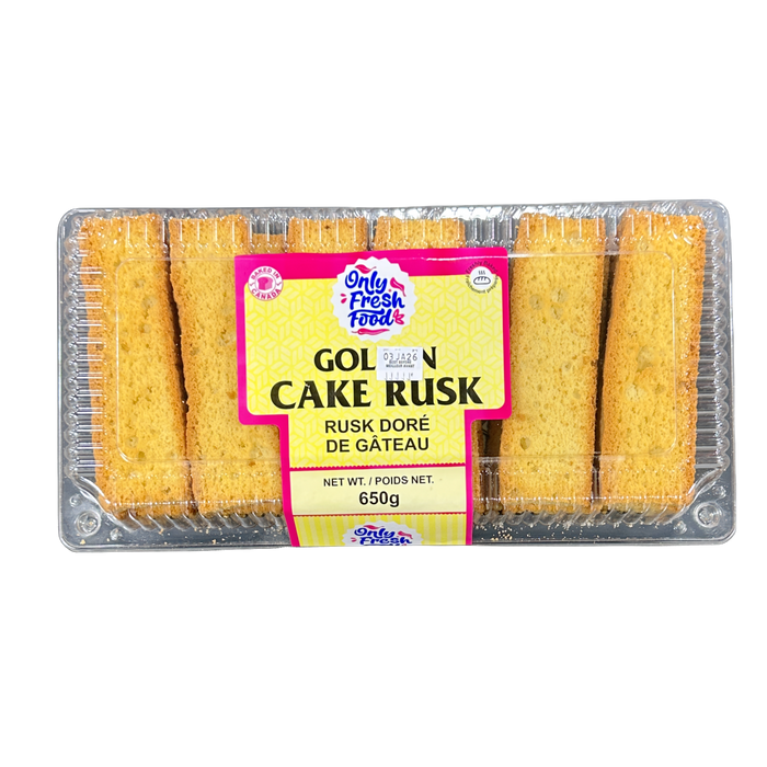 Only Fresh Food Golden Cake Rusk 650g