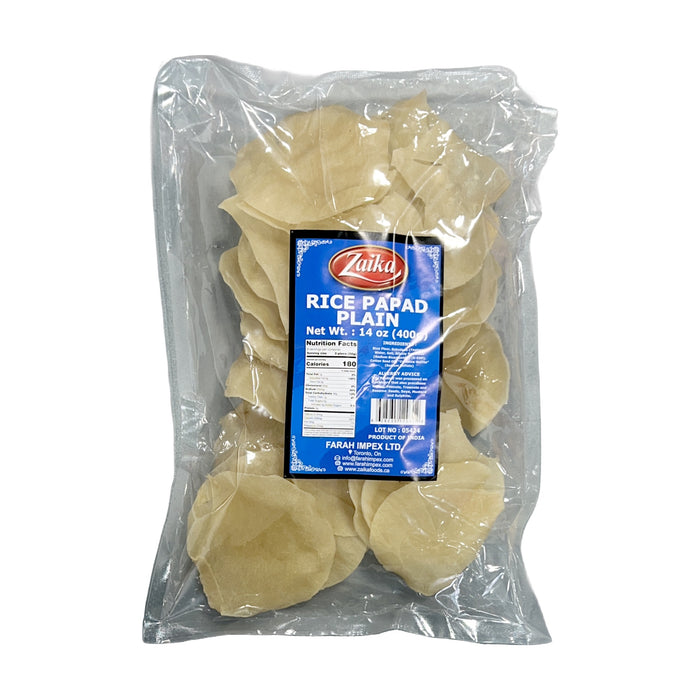 Zaika Plain Rice Papad 400g