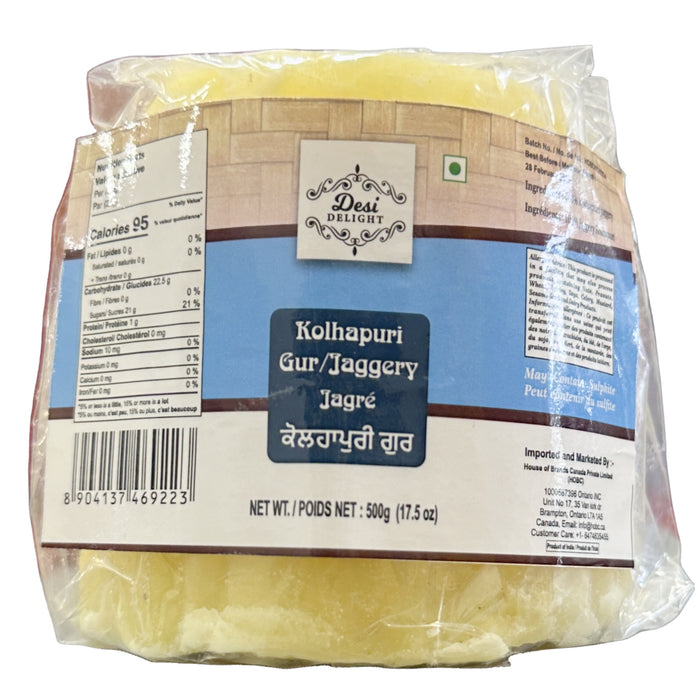 Desi Delight Kolhapuri Jaggery 500g