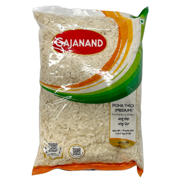 Gajanand Poha Thick (Medium) 4Lb