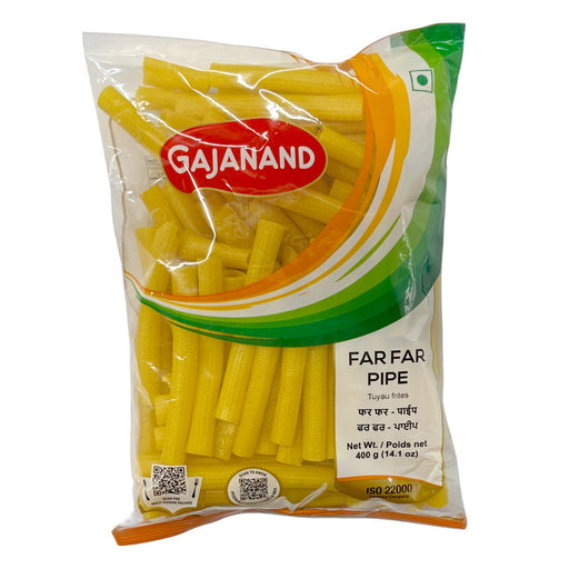 Gajanand Far Far Pipe Long 400g — front of packaging with label