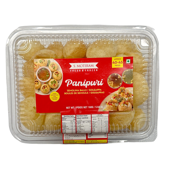 S Motiram Rava Panipuri (Jalpoori) 160g
