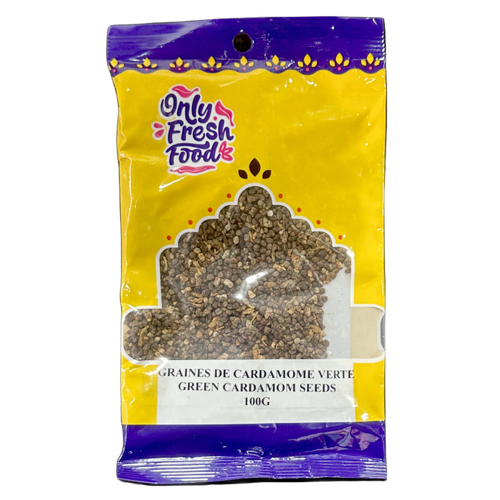 Only Fresh Food Green Cardamom Seeds 100g