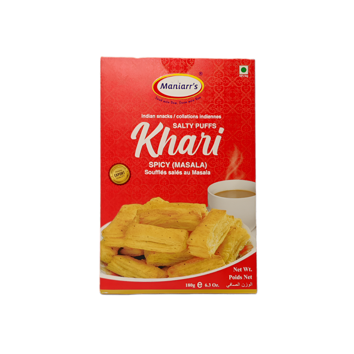 Maniarr's Salty Puffs Masala Khari (Spicy) 180g