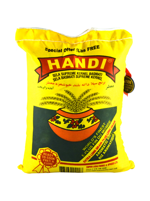 Handi Sela Supreme Kernel Basmati Rice 10lb