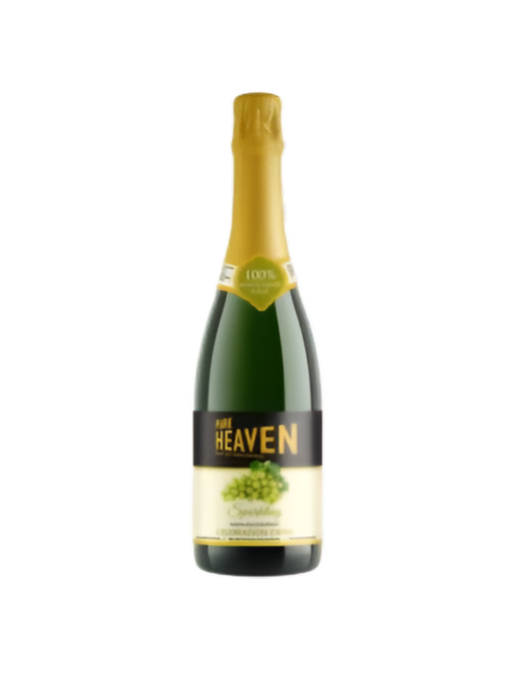 Pure Heaven White Grape Sparkling Drink 750ml — bottle with a refined label