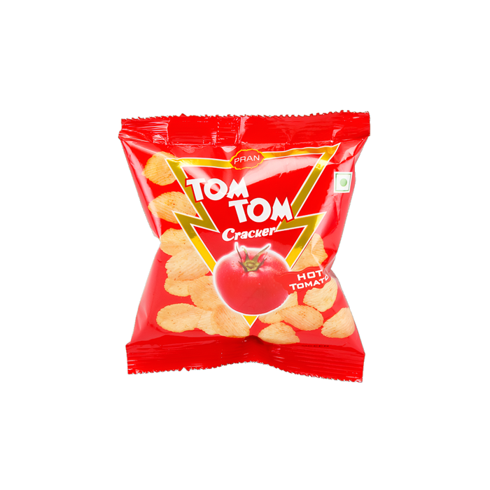 Pran Tom Tom Potato Cracker Hot Tomato Flavoured 60g