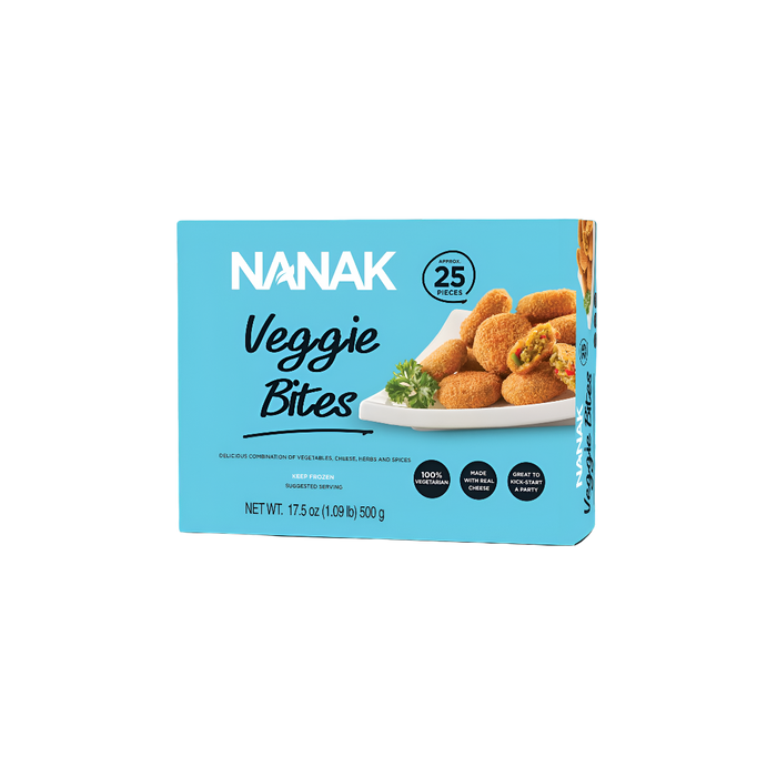 Nanak Veggie Bites (25 Pcs) 500g