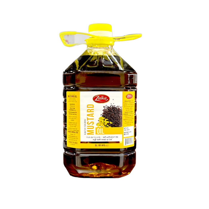 Huile de moutarde Zaika (Kachi Ghani) 3L