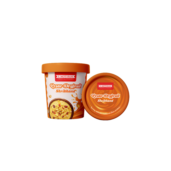S Motiram Kesar Dryfruit Shrikhand 500g