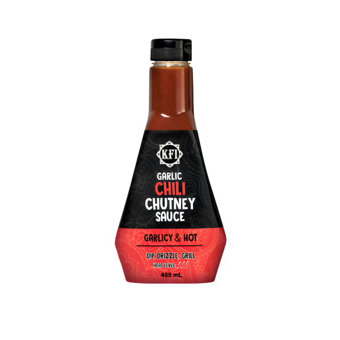 KFI Spicy Garlic Chili Chutney Sauce 455ml - Chutney | indian grocery store in belleville