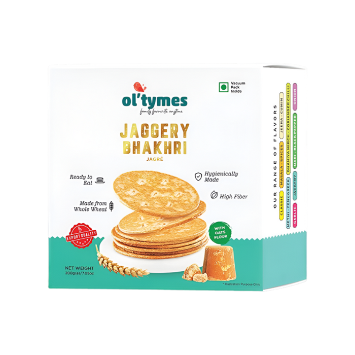 Oltymes Jaggery Bhakhri 200g - Snacks - punjabi grocery store near me