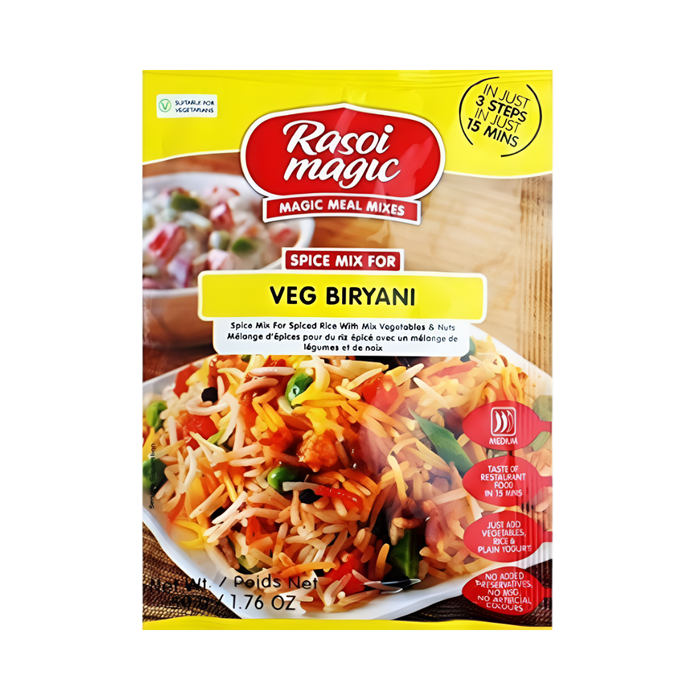 Biryani végétarien Rasoi Magic 50g