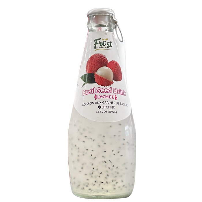 Boisson aux graines de basilic Frost et litchi 290 ml