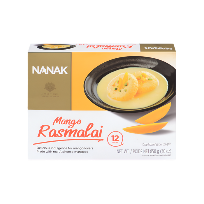 Nanak Frozen Kesar Rasmalai (12 pcs) 850gm