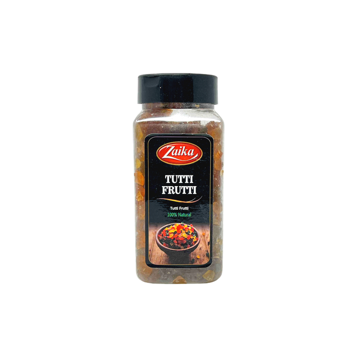 Zaika Tutti Frutti 290g — colorful candied papaya pieces in retail pack