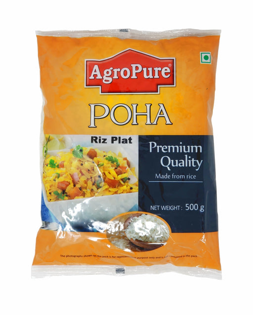 AgroPure Thick Poha 500gm - Rice | indian grocery store in peterborough