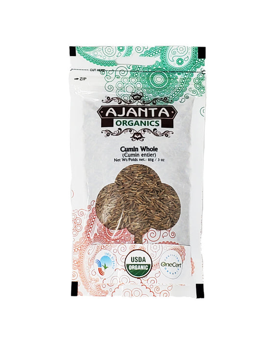 Ajanta Organics Cumin Whole 85g - Spices | indian grocery store in vaughan