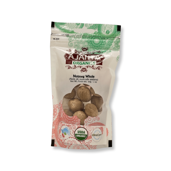 Ajanta Organic nutmeg Whole 85g - Spices - bangladeshi grocery store in toronto