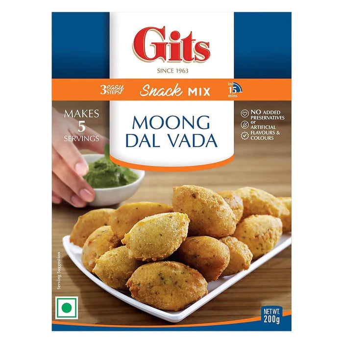 Gits Moong Dal Vada 200gm - Instant Mixes - Spice Divine Canada