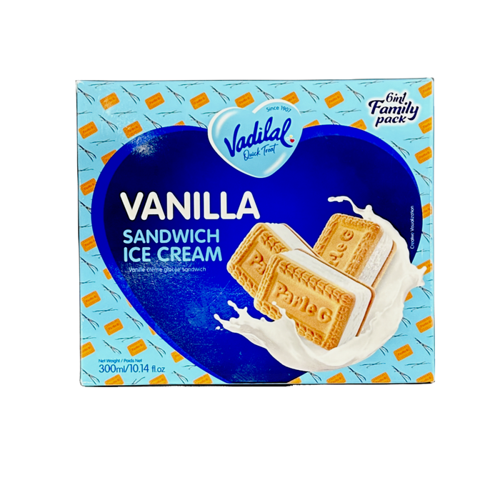 Vadilal Vanilla Sandwich Ice Cream 300ml