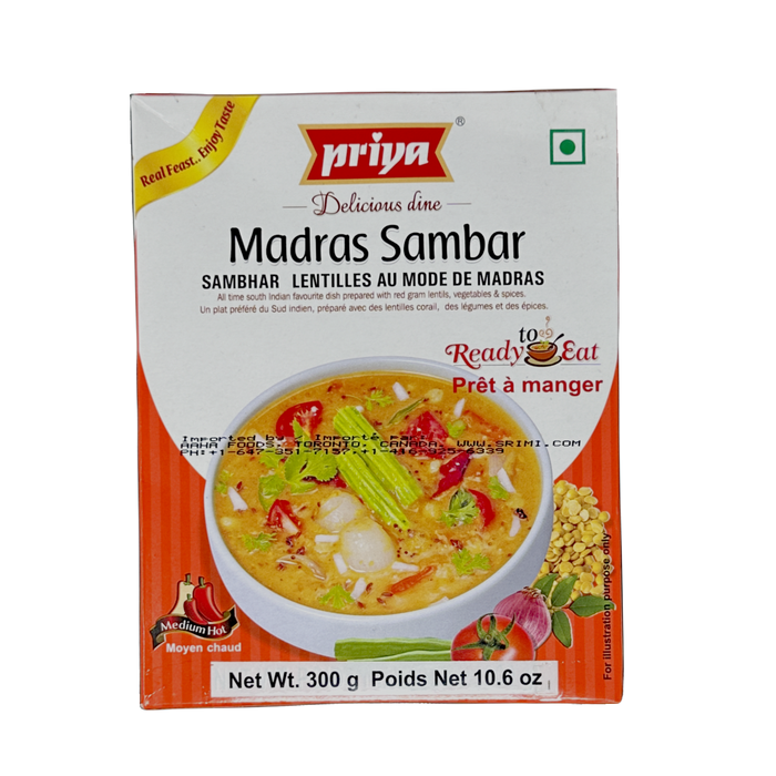 Priya Ready To Eat Madras Sambhar 300g