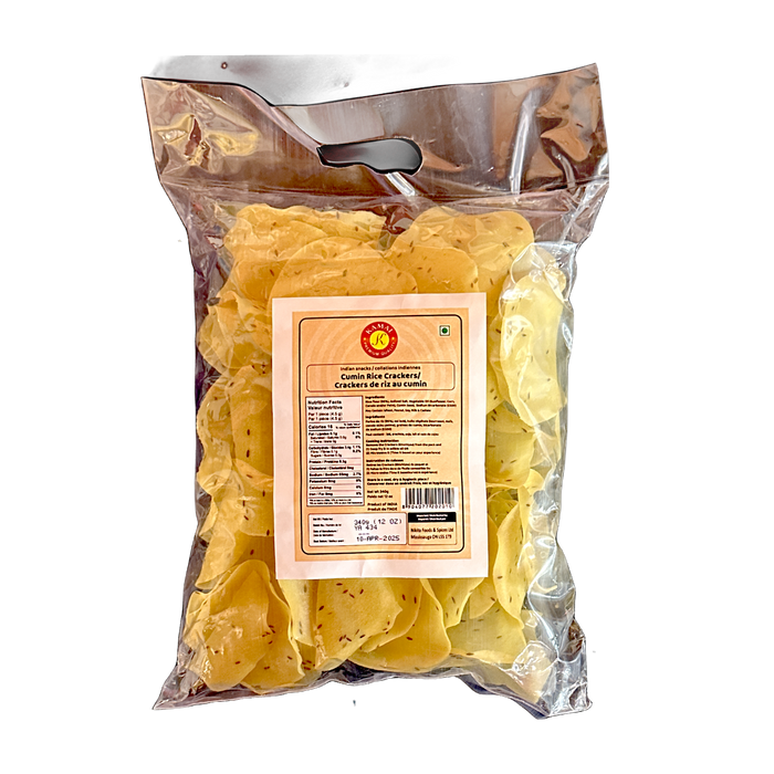 Kamal Jeera Khichiya Papad (Cumin Rice Cracker) 340g