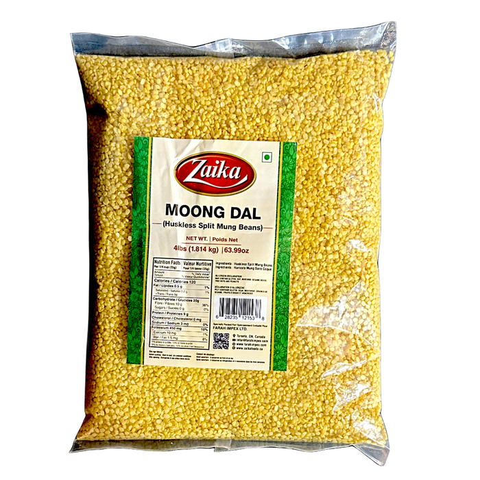 Zaika Moong Dal (Huskless Mung Beans) 4lb