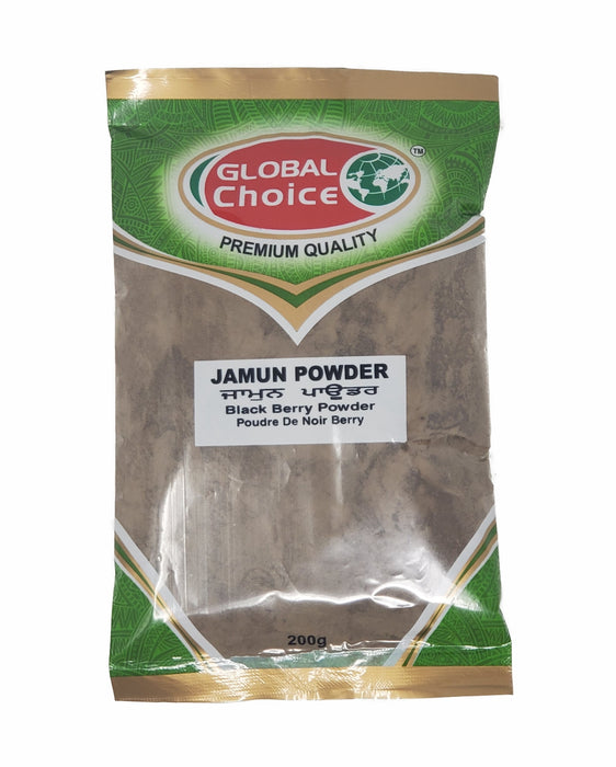 Global Choice Jamun Powder 200gm (Indian black berry powder) - Herbs - Indian Grocery Store