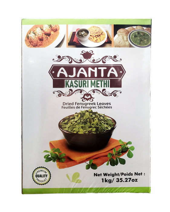 Ajanta Kasuri Methi 1Kg ( Dried Fenugreek Leaves) - Spices | indian grocery store in cornwall