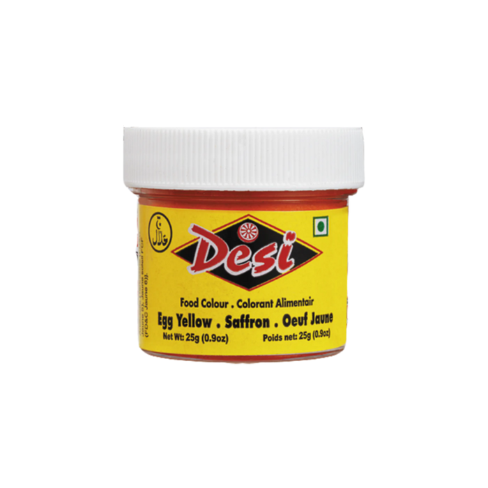 Desi Yellow Saffron Food Color 25g - Food Colour | indian grocery store in guelph