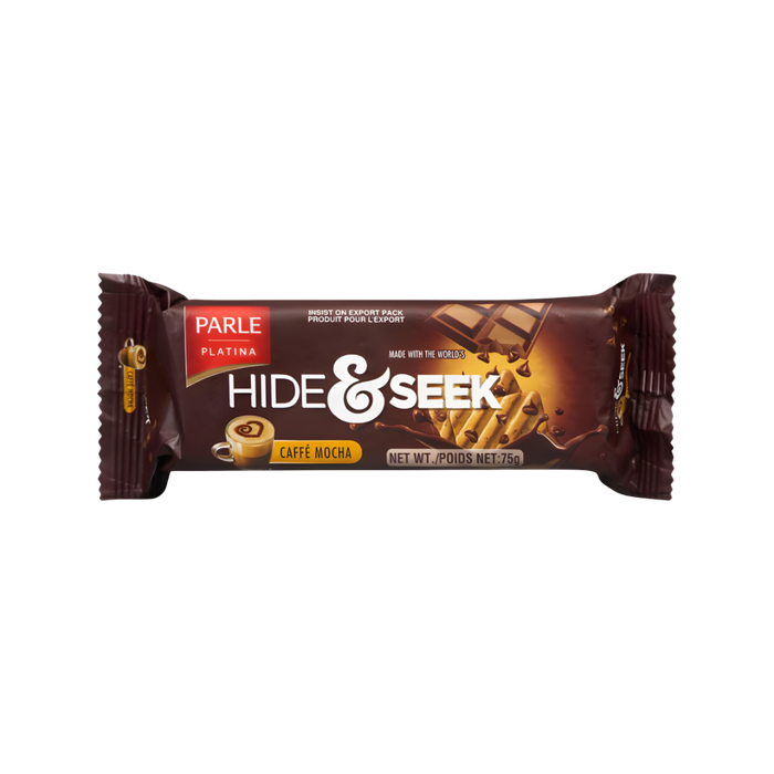 Hide & Seek Cafe Mocha Cookies 75g — packet of coffee-flavoured chocolate cookies