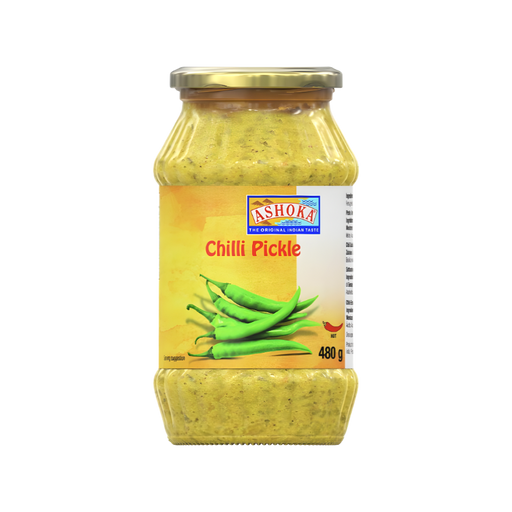 Ashoka Green Chilli Pickle - Pickles - the indian supermarket