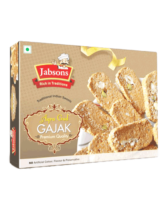 Jabsons Agra Gud Gajak 400gm - Candy - pooja store near me
