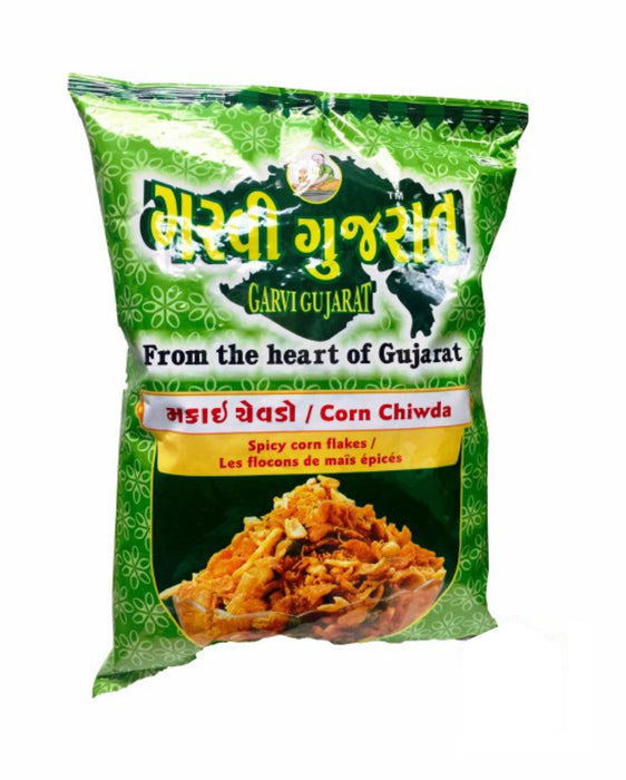 Garvi Gujarat Corn Chiwda 285gm - Snacks | indian grocery store in Montreal