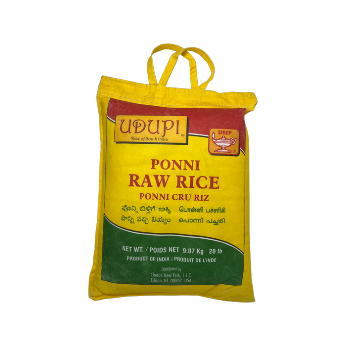 Udupi Ponni Raw Rice 20Lb(9.07kg) - Rice | indian grocery store in brampton