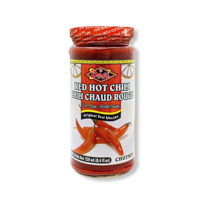 Desi Red Hot Chilli Sauce 250ml - Chutney - indian supermarkets near me