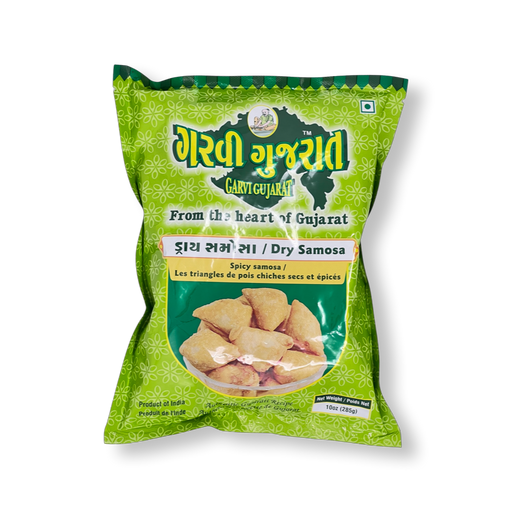 Spice Divine Garvi Gujarat Dry Samosa 285g — close-up of crispy samosas