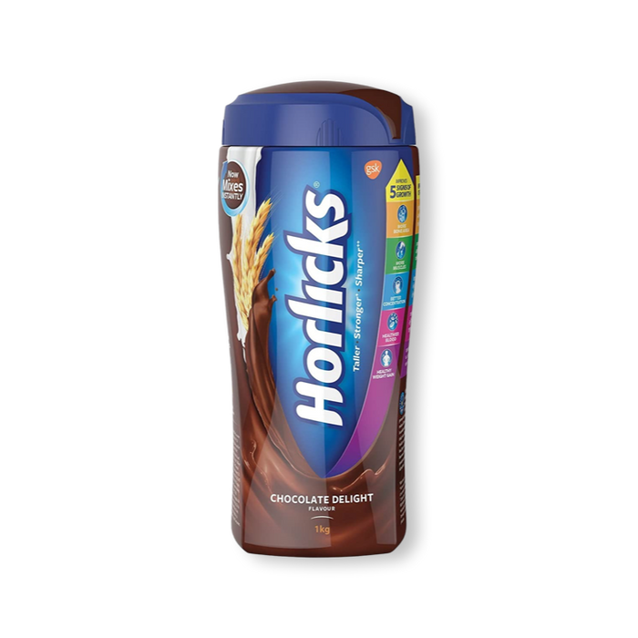 Horlicks Chocolate Delight Flavour 1Kg - Beverages | indian pooja store near me