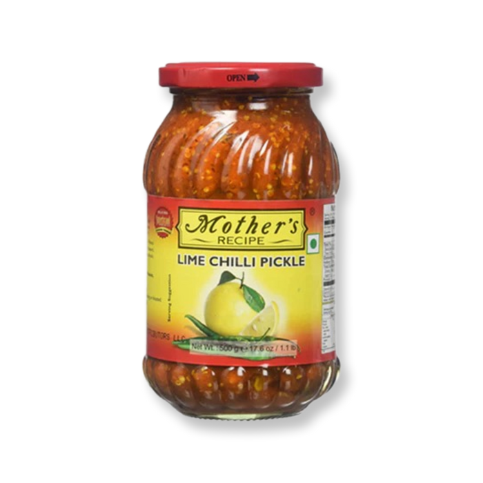 Mother’s lime chilli pickle 500gm - Pickles | indian grocery store in Sherbrooke