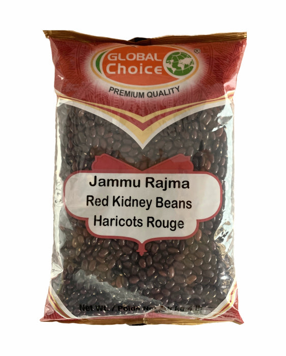 Global Choice Jammu Rajma 1.8kg (Red Kidney Beans 4lb) - Lentils - kerala grocery store in canada