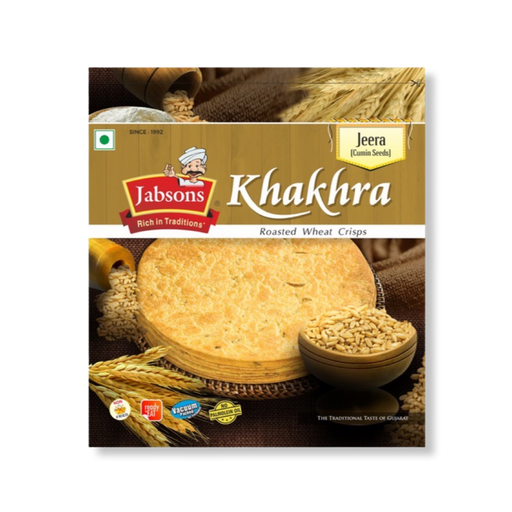 Jabsons Jeera Khakhra 180g - Snacks - indian supermarkets near me