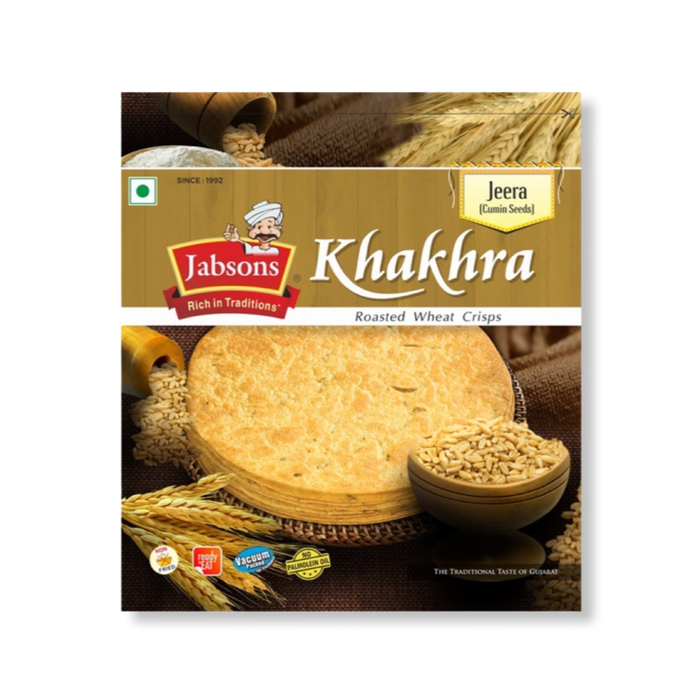 Jabsons Jeera Khakhra 180g - Snacks - indian supermarkets near me