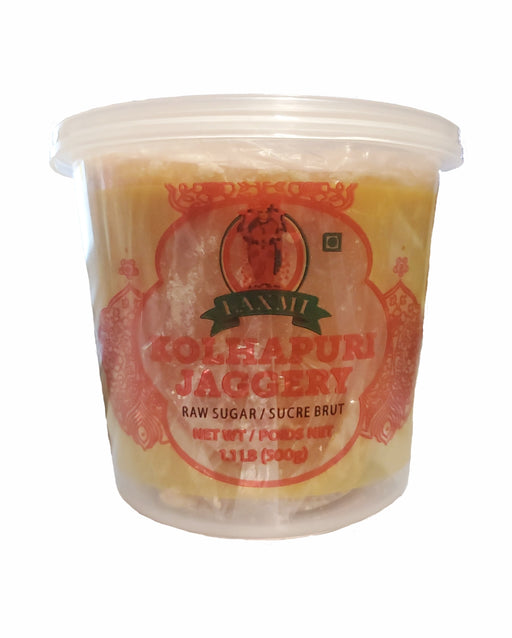 Laxmi Brand Kolhapuri Jaggery 500gm (1.1lb) - Sugar - punjabi grocery store near me