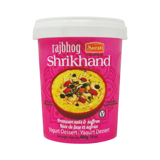 Surati Rajbhog Srikhand 400g - Frozen | indian grocery store in cambridge